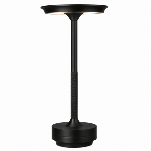 Φωτιστικό Επιτραπέζιο Led Επαναφορτιζόμενο Elegant Brass Table Lamp Black 13x27.5cm General Trade 5005