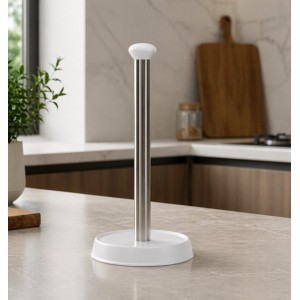 Βάση για Χαρτί Κουζίνας Μεταλλική Λευκή Nordic White Paper Towel Holder 33cm Galifas 431830