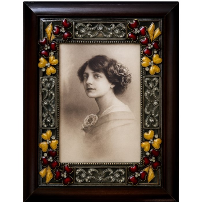 Κορνίζα Ξύλινη Ragazza dell'epoca 15x20cm Καφέ Galifas