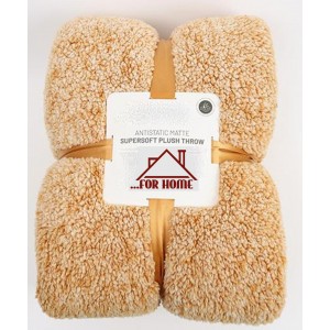 Κουβέρτα Προβατάκι Super Soft 220x240cm Μουσταρδί ForHome 160944