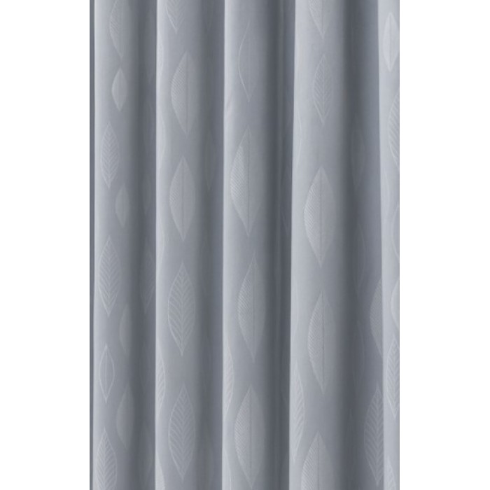 Κουρτίνα με Κρίκο Ζακάρ Γκρι 140x270cm ForHome