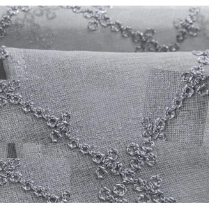 Κουρτίνα με Τρέσα Fiocco Γκρι 270x280cm General Trade 0606316