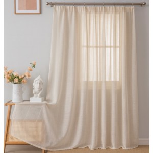 Κουρτίνα Με Τρέσα Morbido 270x290cm Μπεζ General Trade 05604401