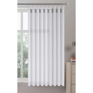 Κουρτίνα Παραθύρου με τρέσα Bel Mondo Λευκό 200x140cm ForHome 77603001
