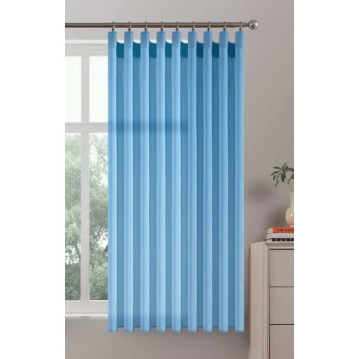 Κουρτίνα Παραθύρου με τρέσα Bel Mondo Μπλε 200x140cm