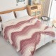 Κουβέρτα Fleece Δίχρωμο Ριγέ 220