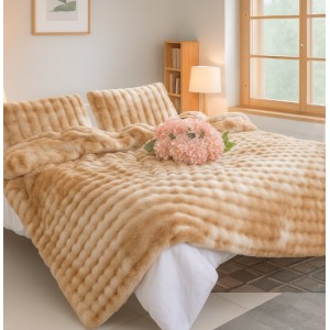 Σετ Παπλωματοθήκη Rabbit Μονή 160x220cm Με Μαξιλαροθήκη Μπεζ ForHome 7960220