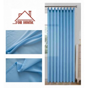 Κουρτίνα με Τρέσα Bel Mondo Μπλε 270x280cm Galifas 7503067