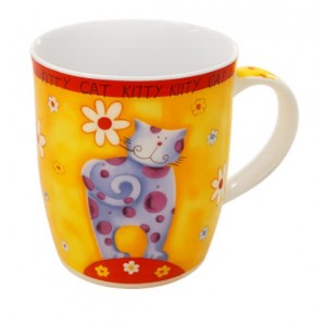 Κούπα Πορσελάνης 300ml Cat σετ 6 τεμαχίων Galifas 783002