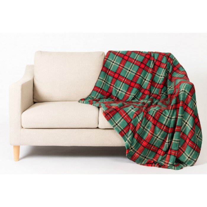 Κουβέρτα Fleece Πολύχρωμη Υπέρδιπλη 220x240cm