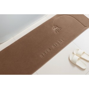Αντιολισθητικό Χαλί Ορθογώνιο Καφέ 50x150cm Galifas 7950175