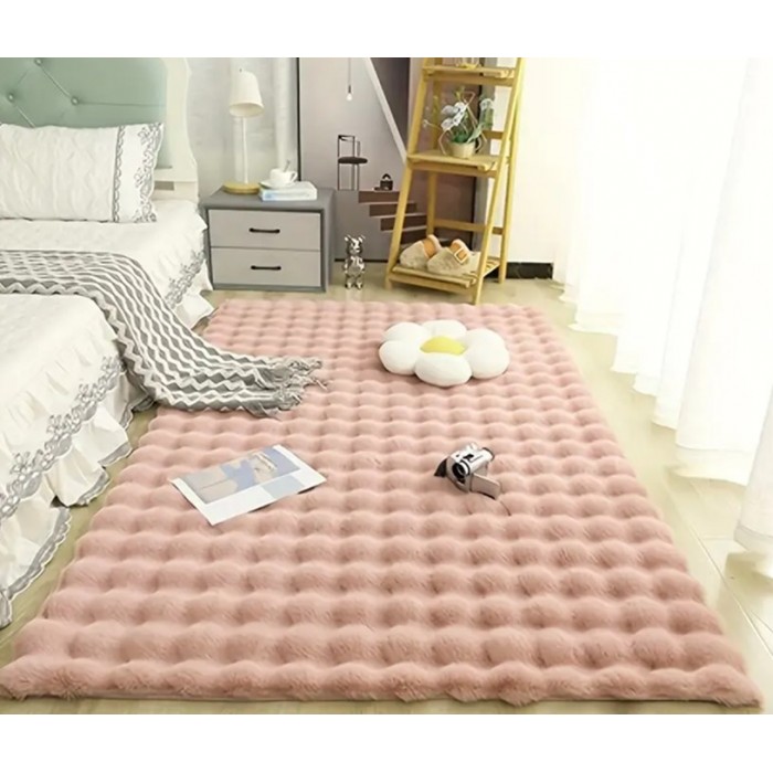 Χαλάκι Αντιολισθητικό Softy Προβατάκι Ροζ 60x150cm
