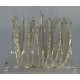  Σουβερ Μεταλλικό Ασημί 11cm Silver Antique σε βάση σετ 6 τεμαχίων Galifas