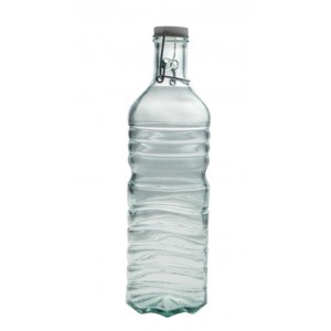 Μπουκάλι Νερού Γυάλινο με Κλιπ Διάφανο 1500ml σετ 6 τεμαχίων Galifas 7921096