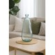 Διακοσμητικό Βάζο Γυάλινο Simplicity Διάφανο 22x22x51cm