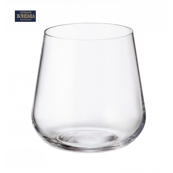 Ποτήρι ουίσκι κρυστάλλινο σετ 6τεμ. Ardea Bohemia 320ml
