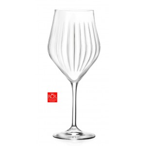 Σετ Ποτήρια για Λευκού Κρασί από Κρύσταλλο Κολωνάτα 450ml 6 τεμαχίων Timeless RCR