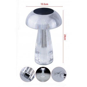 Πορτατίφ LED με Διάφανο Καπέλο 15.5x24cm Galifas 798970