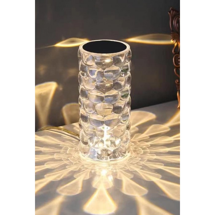 Πορτατίφ LED με Διάφανο Καπέλο 9x21.5cm Galifas