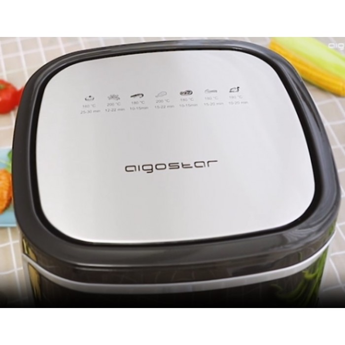 Air Fryer 7lt Black 1900W Aigostar 20508