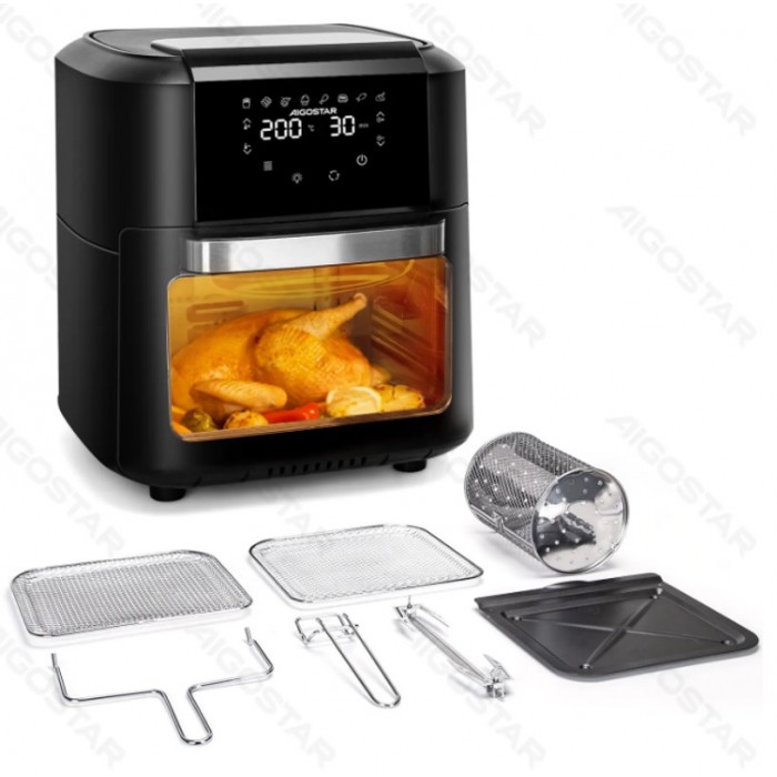 Air Fryer 12lt Black 1500W Aigostar 21442