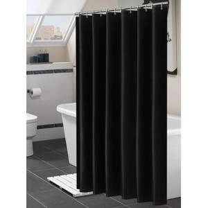 Κουρτίνα Μπάνιου Μαύρη PEVA 180x180cm Galifas 7925681