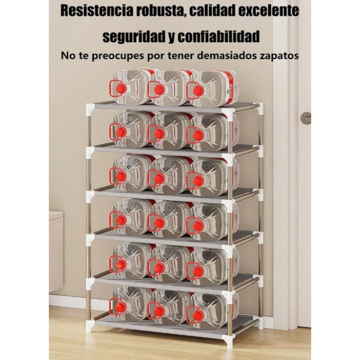 Υφασμάτινη Παπουτσοθήκη Rack Organizer Red 30x60x90cm Galifas