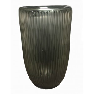 Διακοσμητικό Κρυστάλλινο Βάζο Emerald Μουράνο 19x25cm Galifas 7971446