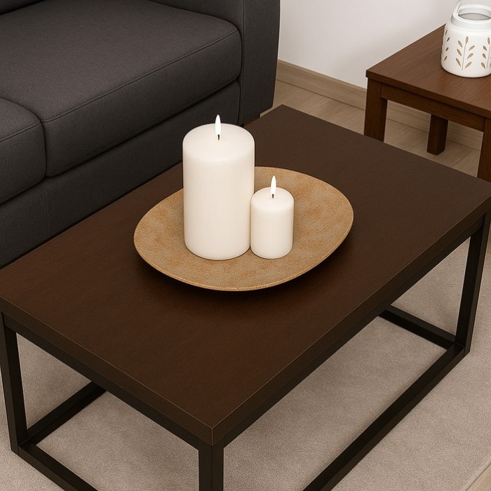 Πιατέλα οβάλ Murano Golden Line 35x31εκ.