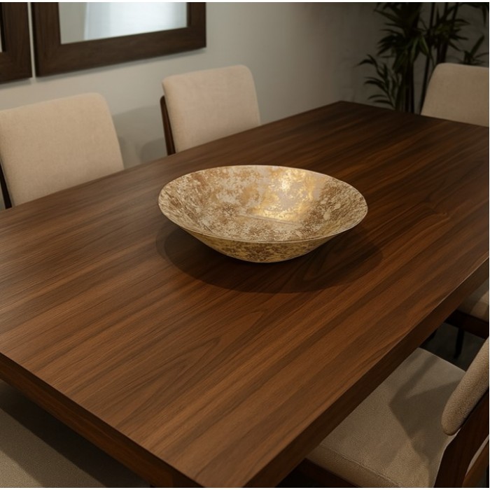 Κουπ οβάλ Murano Golden Line 22x19εκ.