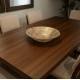 Κουπ οβάλ Murano Golden Line 22x19εκ.