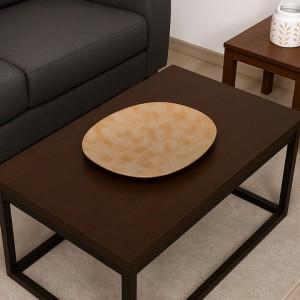 Πιατέλα Κρυστάλλινη Murano Gold Οβαλ 35x31cm Galifas 79889022