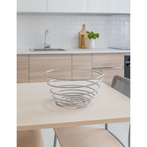 Φρουτιέρα Ανοξείδωτη Ασημί 30x19cm Galifas 75001417