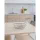 Φρουτιέρα Ανοξείδωτη Ασημί 30x19cm Galifas 
