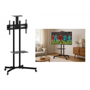 Βάση Τηλεόρασης Επιδαπέδια Focus Mount T014 32"-65"