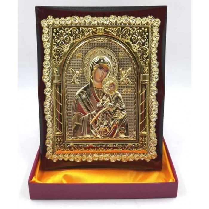 Εικόνα Ξύλινη Επίχρυση Παναγία 19x23cm Galifas