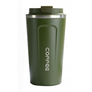 Ποτήρι Θερμός Ανοξείδωτο / Πλαστικό 500ml Green 954187