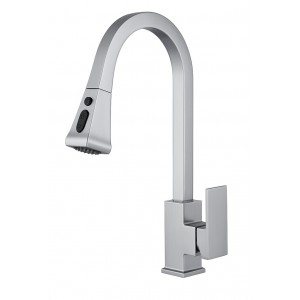 Μπαταρία Νεροχύτη Αναμεικτική Ασημί Stainless Steel 40cm Galifas 7940614