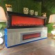 Διακοσμητικό Φωτιστικό Τζάκι Led 101x15x28cm ForHome 