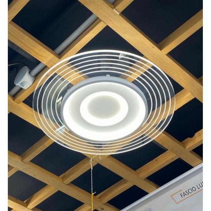 Πλαφονιέρα οροφής LED 38W λευκή μοντέρνο φωτιστικό C40-BF