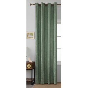 Κουρτίνα Έτοιμη με Kρίκο Brazil Πράσινη 140x270cm ForHome 807960437