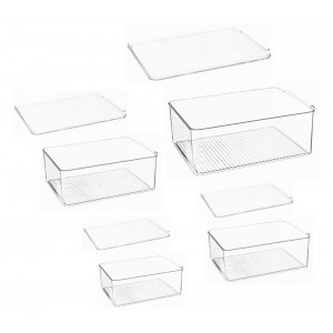 Δοχείο Φαγητού Πλαστικό Διαφανή 4 τεμαχίων Galifas 7928530