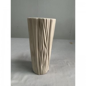 Διακοσμητικό Κεραμικό Βάζο Μπεζ 15x34cm Galifas 799188