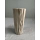 Διακοσμητικό Κεραμικό Βάζο Μπεζ 15x34cm