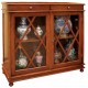 Βιτρίνα Ξύλινη Καρυδιάς Χαμηλή 110x40x100cm Galifas 07933100