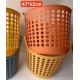 Καλάθι Απλύτων Πλαστικό Στρογγυλό 47x42cm