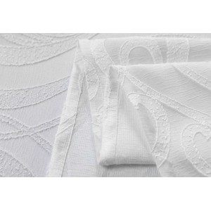 Κουρτίνα Έτοιμη με Κρίκο Λευκό 270x280cm ForHome 92927359