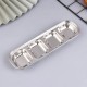 Πιατέλα Σερβιρίσματος Inox 4 θέσεων 27.5x8.2x2.7cm