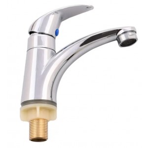Μπαταρία Νιπτήρα Chrome Ασημί μονής ροής 18cm ForHome 807915118