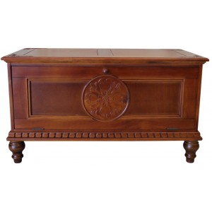 Μπαούλο Ξύλινο Καρυδιάς 92x46x52cm Galifas 7900452